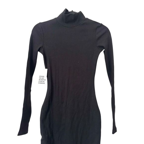 BUMPSUIT Maternity Sculpting Ribbed Maxi Dress Black NWT Small - Picture 5 of 7